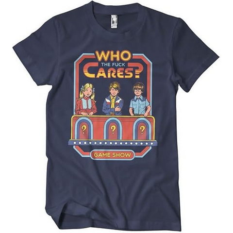 STEVEN RHODES - WHO THE FUCK CARES - CAMO - (L) - TSHIRT
