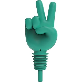 TAPPO BOTTIGLIA - TAPPO BOTTIGLIA E VERSATORE  - SAGOMA PEACE - SILICONE