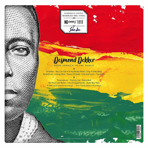 DESMOND DEKKER - FROM JAMAICA TO THE WORLD (LP - vinile giallo)