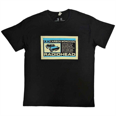RADIOHEAD - CARBON PATCH - nero - (S) - tshirt