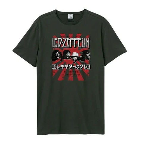 LED ZEPPELIN - BURST - GRIGIO - (M) - T-SHIRT