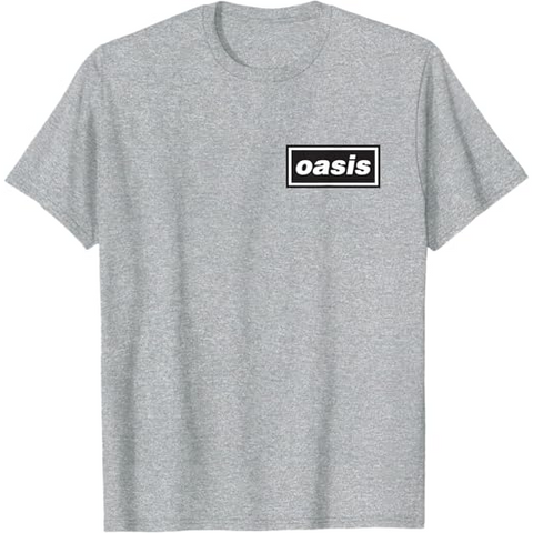 OASIS - LOGO TEE - GRIGIO - (XL) - T-SHIRT - AMPLIFIED
