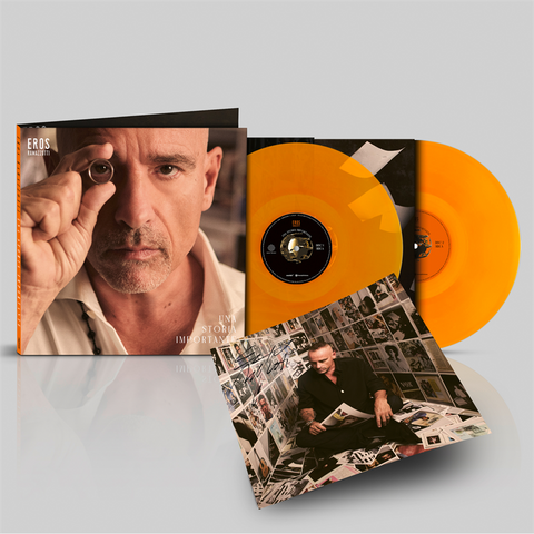 EROS RAMAZZOTTI - UNA STORIA IMPORTANTE (2LP - ARANCIONE | AUTOGRAFATO - 2025)