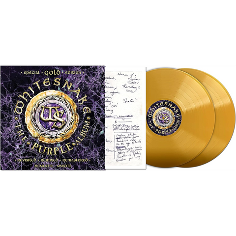 WHITESNAKE - THE PURPLE ALBUM: special gold edition (2LP - oro | rem23 - 2018)