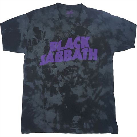 BLACK SABBATH - WAVY LOGO - (M) - NERO - T-SHIRT