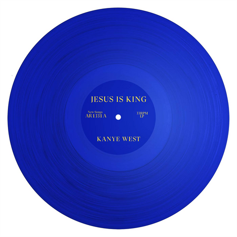 KANYE WEST - JESUS IS KING (LP - BLUE VINYL - 2020)