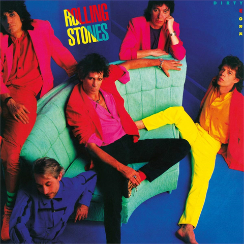 THE ROLLING STONES - DIRTY WORK (LP - HALF SPEED - 1986)