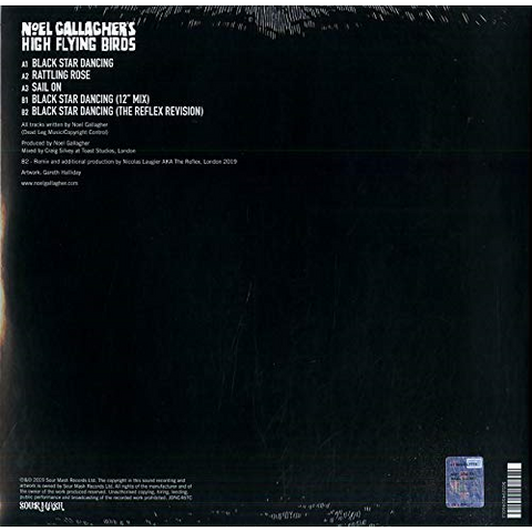 NOEL GALLAGHER'S HIGH FLYING BIRDS - BLACK STAR DANCING EP (LP - vinile rosa - 2019)