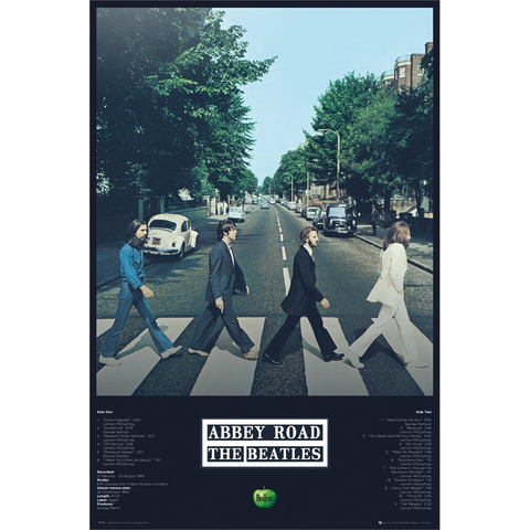 THE BEATLES - 498 - ABBEY ROAD TRACKS - posterm 61x91,5