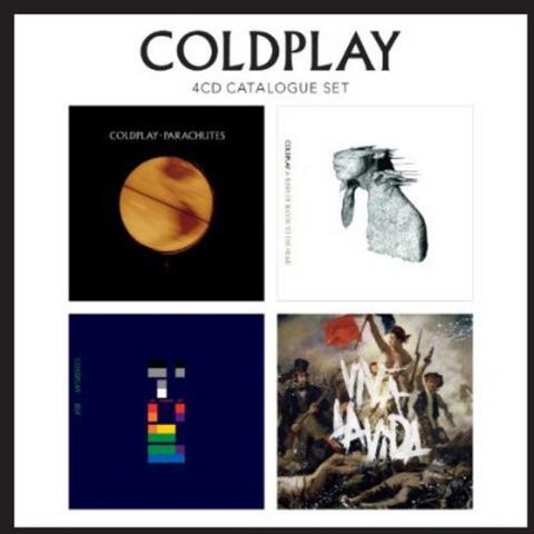 COLDPLAY - CATALOGUE 4 IN 1 (PARACHUTES / RUSH OF BLOOD / X & Y / VIVA LA VIDA)
