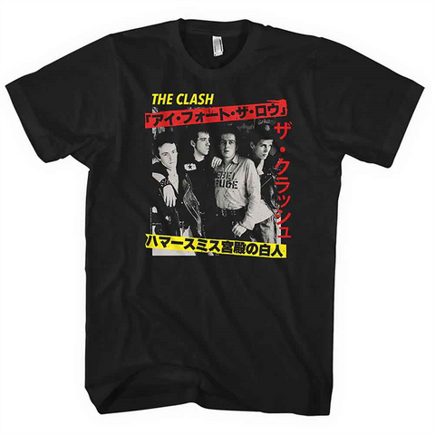 THE CLASH - KANJI - NERO - (L) - TSHIRT