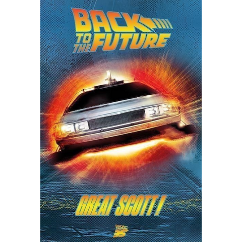 BACK TO THE FUTURE - RITORNO AL FUTURO - GREAT SCOTT - 887 - maxi poster