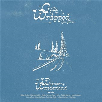 WINTER WONDERLAND - ARTISTI VARI - GIFT WRAPPED vol.4: winter wonderland (LP - bianco | compilation - 2023)