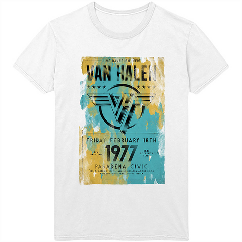 VAN HALEN - PASADENA '77 - T-Shirt