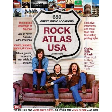 ROCK ATLAS USA - ROCK ATLAS USA: musical landscape of america – libro