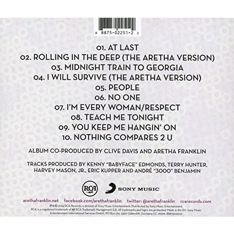 ARETHA FRANKLIN - SINGS THE GREAT DIVA CLASSICS (2014)