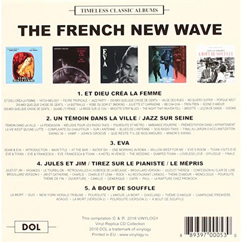 FRENCH NEW WAVE - TIMELESS CLASSIC ALBUMS (5cd)