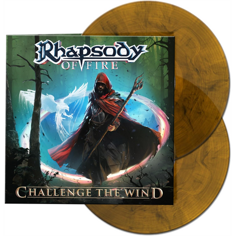 RHAPSODY OF FIRE - CHALLENGE THE WIND (2LP - ORANGE MARBLED - 2024)