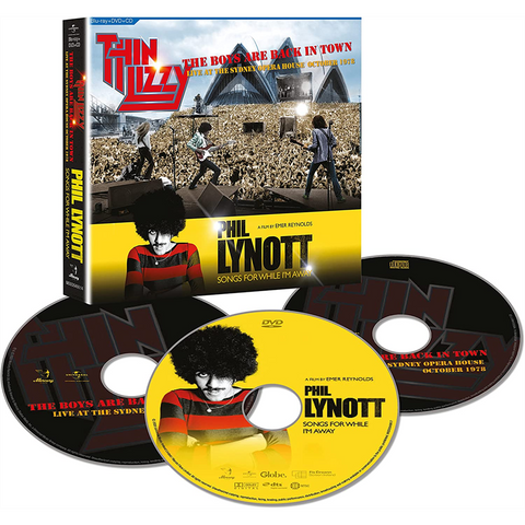 THIN LIZZY - THE BOYS ARE BACK IN TOWN (2022 - BEST OF | CD+BLU RAY+DVD)