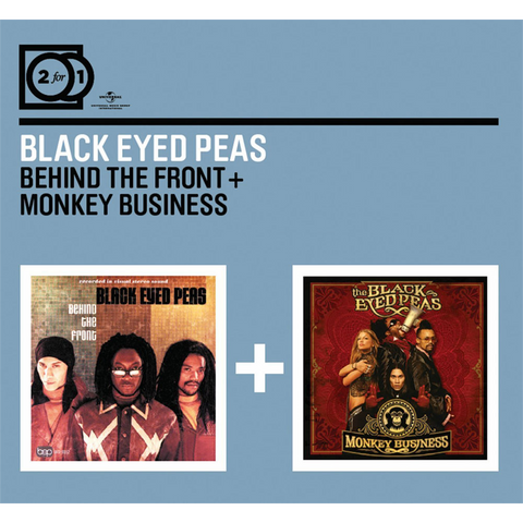 BLACK EYED PEAS - BEHIND THE FRONT / MONKY BUSINESS (2CD)