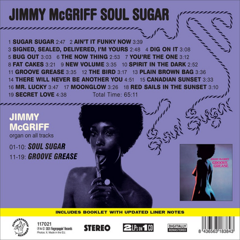 JIMMY MCGRIFF - SOUL SUGAR + groove grease (1970 - 1971)