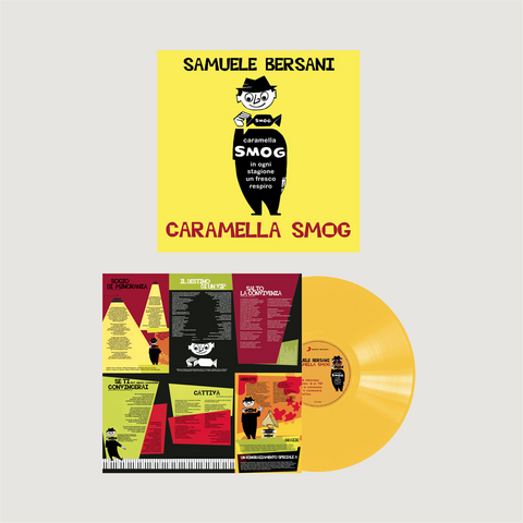 SAMUELE BERSANI - CARAMELLA SMOG (LP - 20TH ANN | GIALLO | REM23 - 2003)
