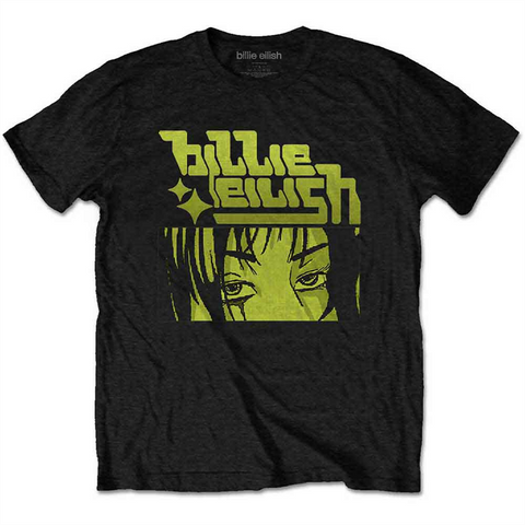 BILLIE EILISH - ANIME LOGO - nero