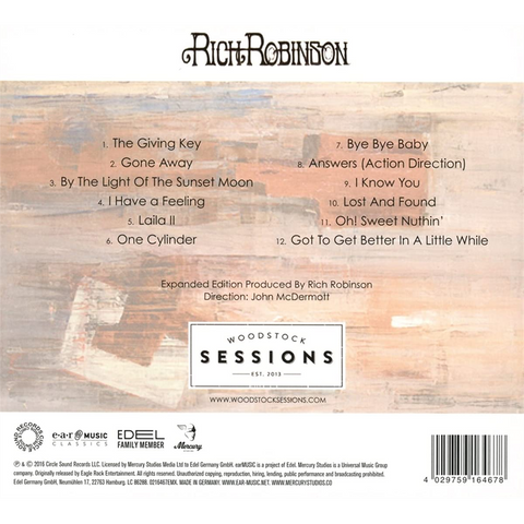 RICH ROBINSON - WOODSTOCK SESSIONS | VOL.3 (2014 - REM'21)