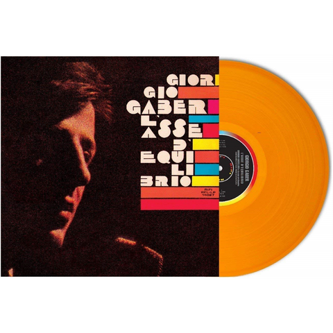 GABER GIORGIO - L'ASSE DI EQUILIBRIO (LP - 1968 - vinile arancione)