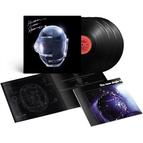 DAFT PUNK - RANDOM ACCESS MEMORIES (3LP - 10TH ANN | 16 PAGE BOOKLET & POSTER | REM23 - 2013)