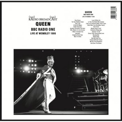 QUEEN - BBC RADIO ONE: LIVE AT WEMBLEY 1986 (2LP - RADIO BROADCAST - 2024)