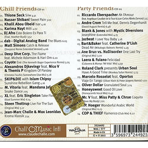CLAUDE & JEAN-MARC CHALLE - SELECT.8 - music for our friends (2015 - 2cd)