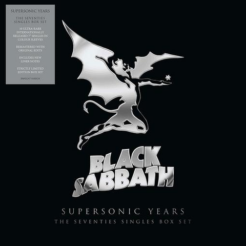 BLACK SABBATH - SUPERSONIC YEARS | 70'S singles box set (10x7'' - ltd ed)