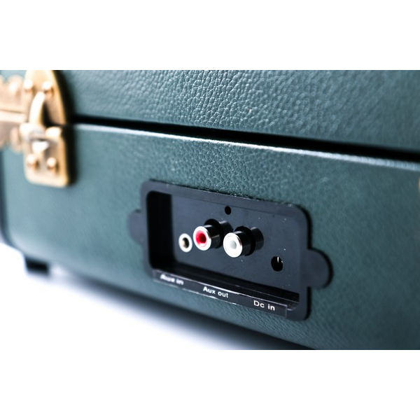 GIRADISCHI VALIGETTA GPO AMBASSADOR - Colore Verde | Casse Integrate | Bluetooth- Out | Batteria integrata | USB | Encoder