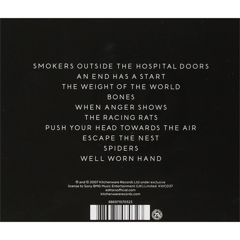 EDITORS - AN END HAS A START (2007)
