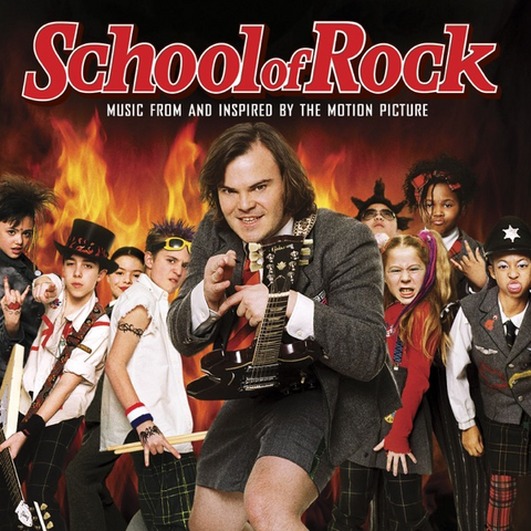 SCHOOL OF ROCK - SOUNDTRACK - SCHOOL OF ROCK (2LP - arancione | rem'21 - 2004)