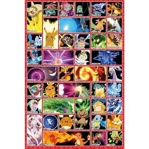 POKEMON - MOVES - 742 - POSTER | 61X91,5CM