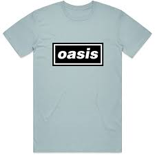 OASIS - DECCA LOGO CLEAR - AZZURRO - (M) - T-SHIRT