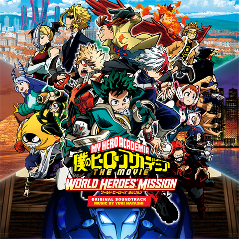 YUKI HAYASHI - SOUNDTRACK - MY HERO ACADEMIA: world heroes' mission (2LP - 2022)
