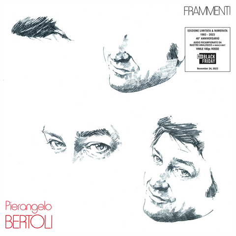 PIERANGELO BERTOLI - FRAMMENTI (LP - RSD BlackFriday23 | rem23 - 1983)