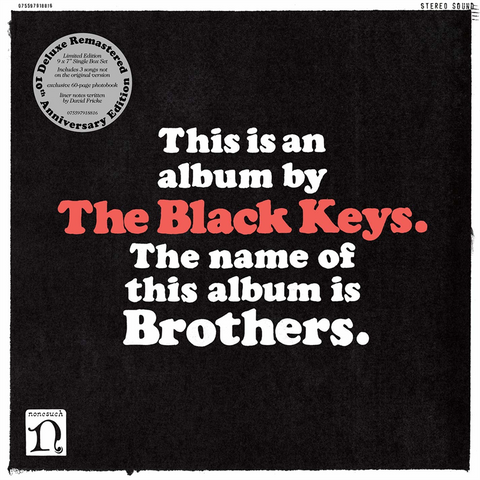 THE BLACK KEYS - BROTHERS (9x7’’ - 10th ann - 2010)