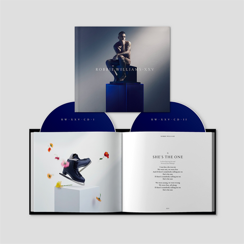 ROBBIE WILLIAMS - XXV (2022 - HARDCOVER BOOK | 2CD)
