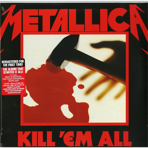 METALLICA - KILL EM ALL (LP - rem'16 - 1983)