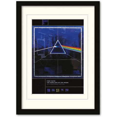 PINK FLOYD - THE DARK SIDE OF THE MOON 30th anniversary - STAMPA / immagine in cornice