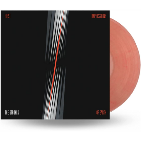 THE STROKES - FIRST IMPRESSIONS OF EARTH (LP - rosso | rem23 - 2005)