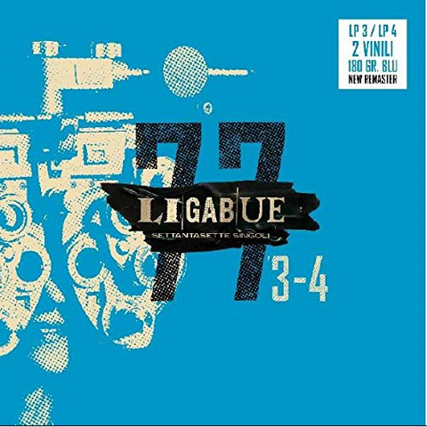 LIGABUE - 77 SINGOLI [LP 3-LP 4] (2LP - VINILE BLU - 2021)