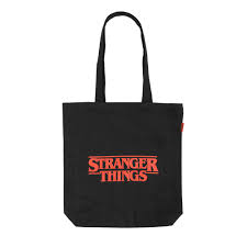 STRANGER THINGS - LOGO – TOTE BAG | borsa di tela – shopper