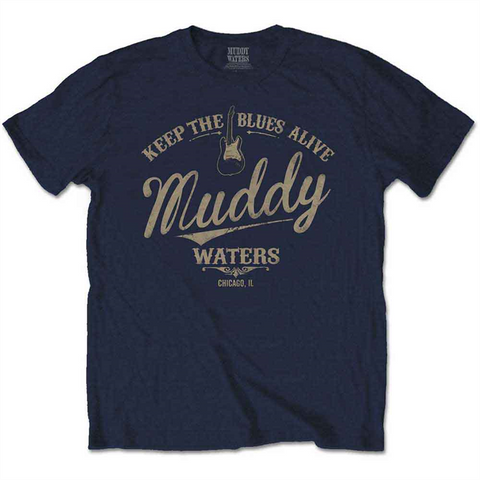 MUDDY WATERS - KEEP THE BLUES ALIVE - unisex - (XL) - T-Shirt