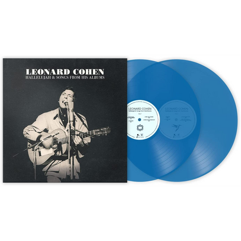 LEONARD COHEN - HALLELUJAH & SONGS FROM HIS ALBUMS (2LP - BLU TRASPARENTE - 2022)