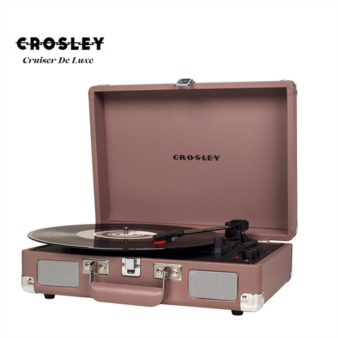 GIRADISCHI VALIGETTA CROSLEY CRUISER DE LUXE - COLORE VIOLA CENERE | CASSE INTEGRATE | BLUETOOTH -IN